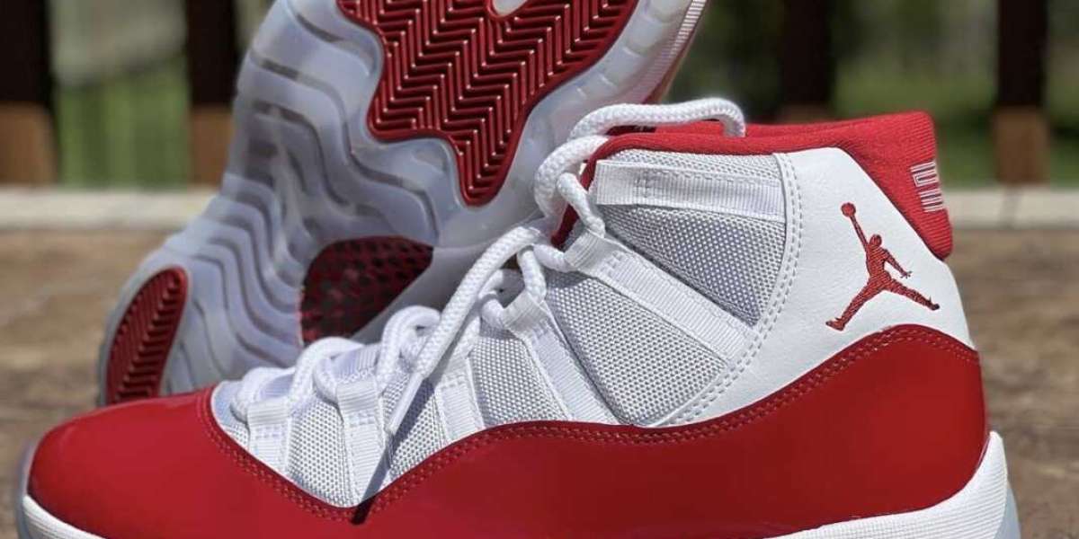 The 2022 New Air Jordan 11 "Cherry" CT8012-116 is so handsome in kind!